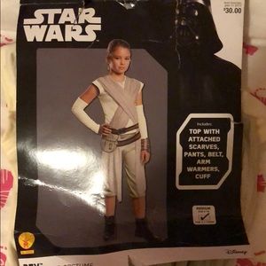 Brand New Kids Star Wars Rey Costume Size Medium